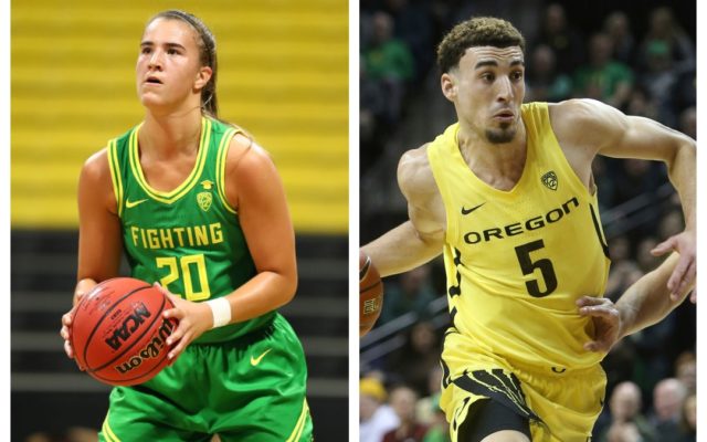 Oregon’s Chris Duarte, Sabrina Ionescu Named PAC-12 Players of The Week