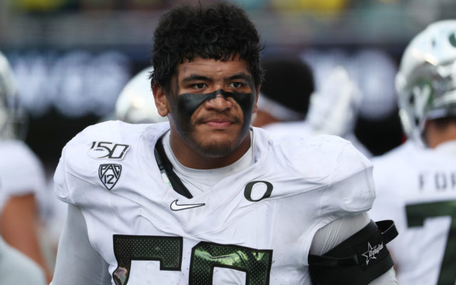 Oregon’s Penei Sewell Opts Out, Will Declare for 2021 NFL Draft
