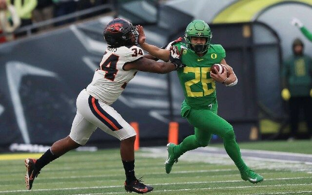 Ducks-Beavs rivalry on Sat. Nov. 27th to kickoff at either 12:30pm or 5pm