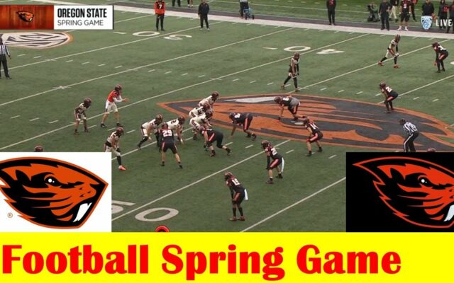 Watch: Oregon State highlights from spring game