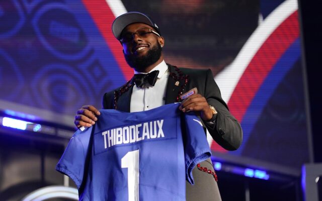 Kayvon Thibodeaux goes No. 5 overall to the New York Giants