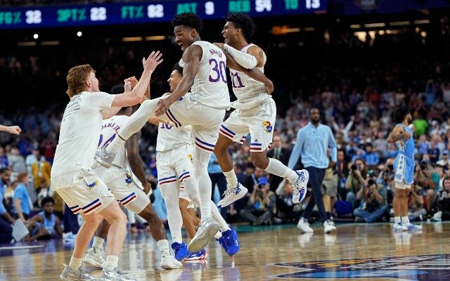 Kansas wins 4th national championship with second-half comeback against UNC