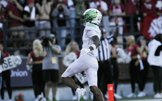 Pulled One Out in Pullman: No. 15 Oregon 44, WSU 41
