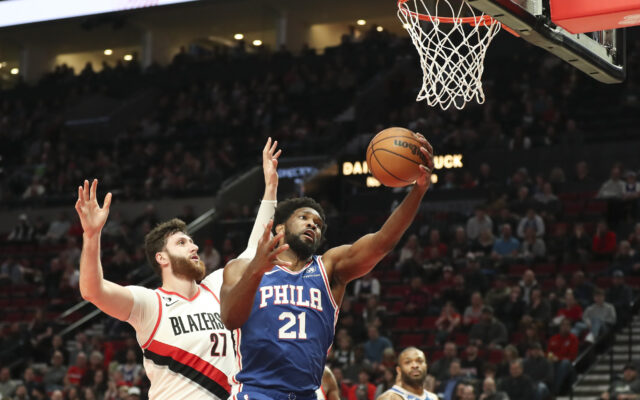 Trail Blazers sputter to 105-95 loss to 76ers