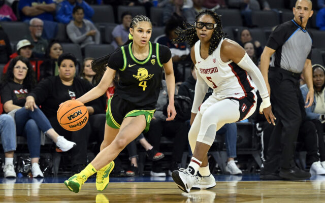 Oregon falls to Stanford 76-65 in the Pac-12 Tourney quarterfinals