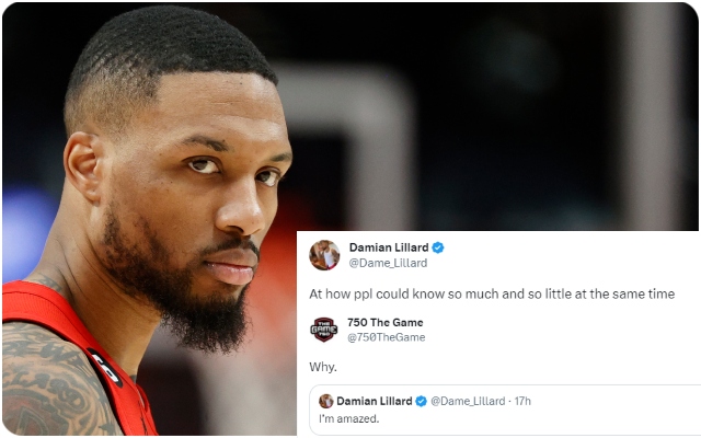 Twitter Exchange With Damian Lillard Reveals His Amazement During Trade Speculation