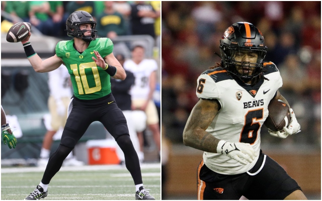 Ducks Move Up To No. 9, Beavs Down To No. 19 In Latest AP Poll