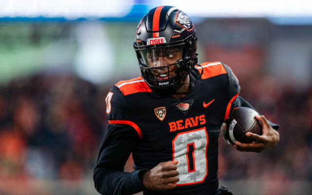 Oregon State transfer QB Aidan Chiles tells ESPN He Is Joining Jonathan Smith at Michigan State