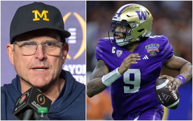 What Jim Harbaugh And Michigan Need To Do To Slow Down Michael Penix Jr. And the Huskies Offense